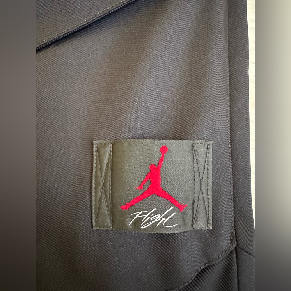 Nike Jordan Flight Joggers Cargo Baggy pants Men’s L Sports Casual Embroidered - Picture 6 of 16